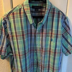 U.S. Polo Assn. Men's Multicolor Plaid Shirt
